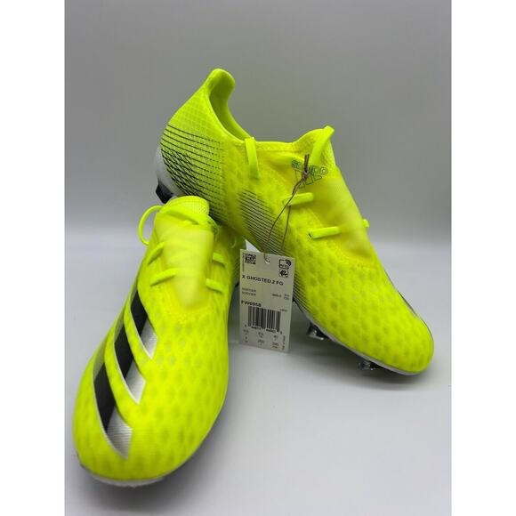 Adidas X Ghosted.2 FG Men's Soccer Cleats Volt/Black FW6958 Size 7 NIB - Picture 5 of 12